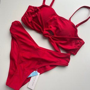 Red Cupshe Brand Bikini
